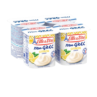 E&V- Greek Yogurt Lemon - 4X125 G