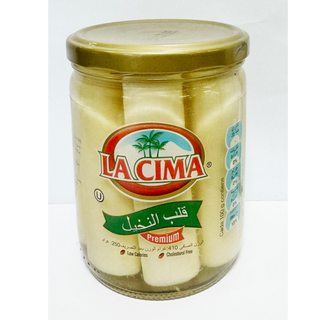 La Cima - Whole Hearts Of Palm Glass Jar - 410 G