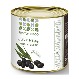 Greci Pitted Black Olives 3/1 - 2.6Kg