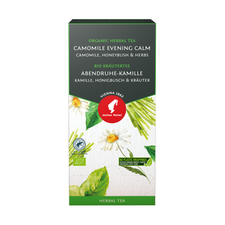Julius Meinl Leaf Bag Herbal Tea Organic Camomile Evening Calm (20 Bags)