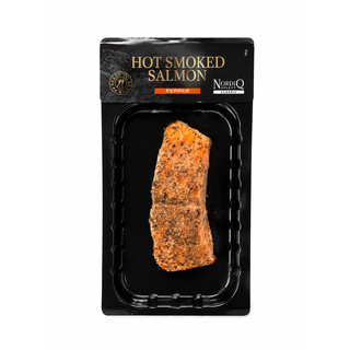 Nordiq Hot Smoked Salmon Pepper 100g