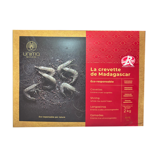 Madagascar Shrimp Label Rouge/Asc Or Asc 100% Iqf-Hoso 10/15